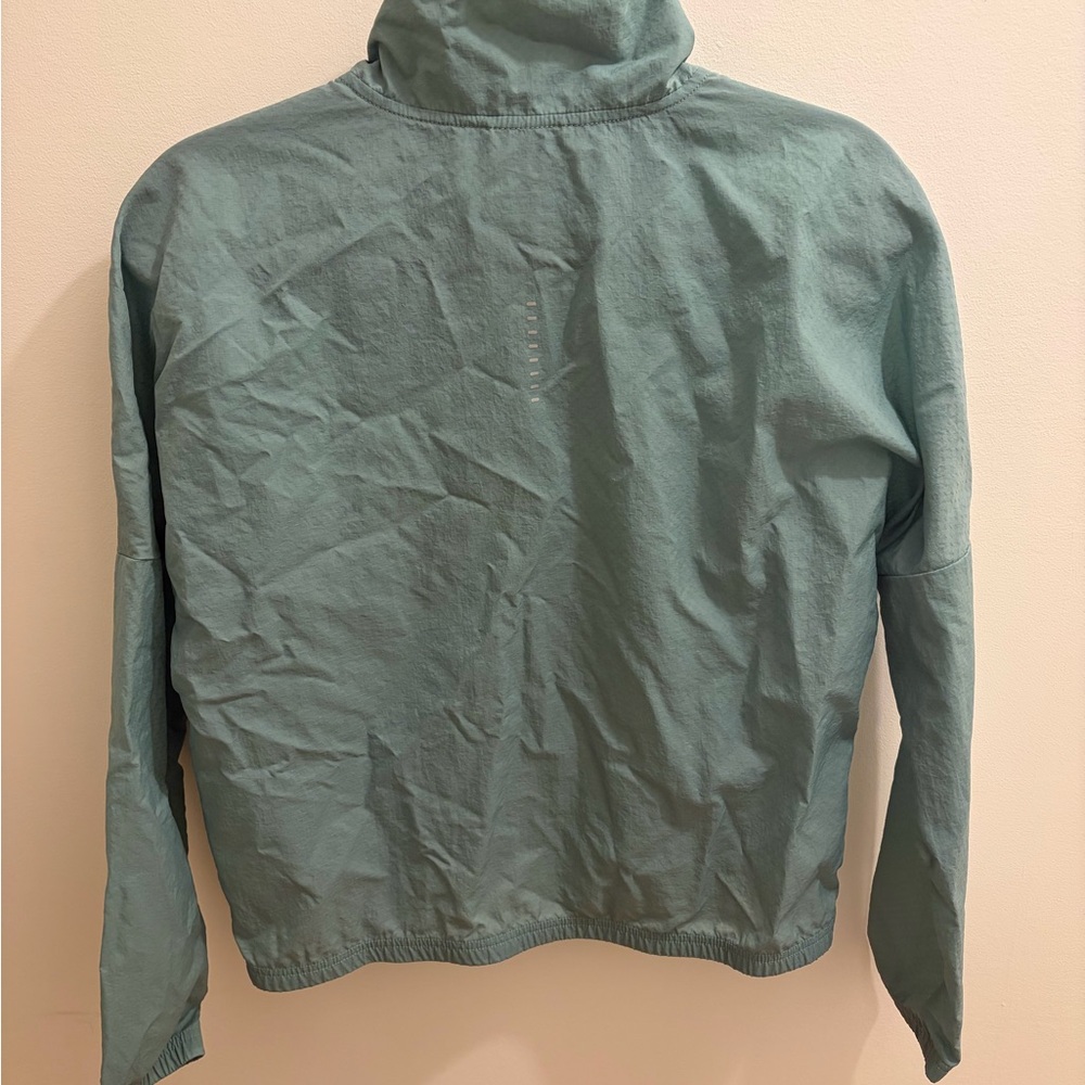 Nike Light Teal Running Pullover Jacket with Blue… - image 3